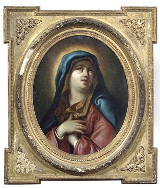 Madonna Im Gebet Oil Painting by Giovanni Battista Salvi (Il Sassoferrato)