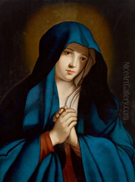 Madonna Oil Painting by Giovanni Battista Salvi (Il Sassoferrato)