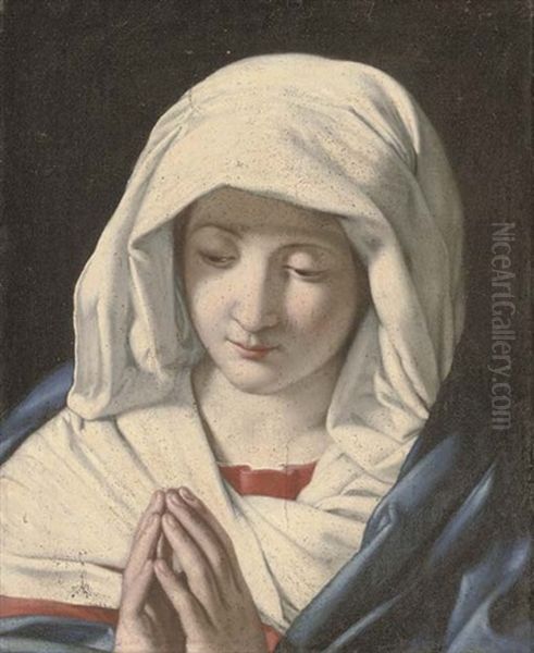 The Virgin At Prayer Oil Painting by Giovanni Battista Salvi (Il Sassoferrato)