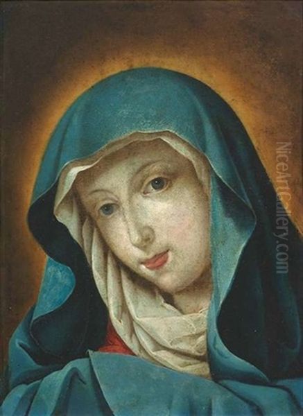 Madonna Oil Painting by Giovanni Battista Salvi (Il Sassoferrato)