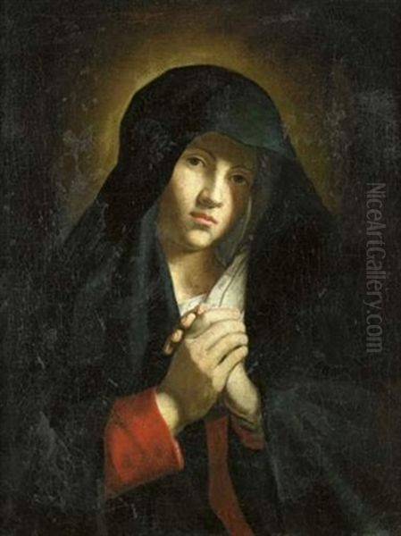 Vierge En Priere Oil Painting by Giovanni Battista Salvi (Il Sassoferrato)