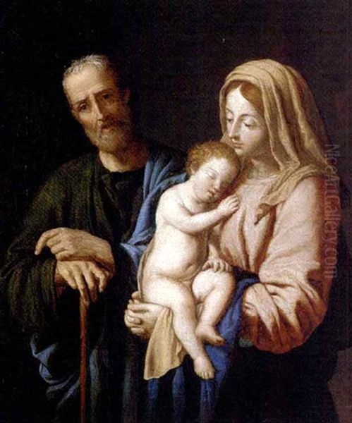 The Holy Family by Giovanni Battista Salvi (Il Sassoferrato)