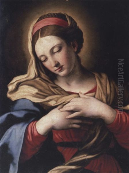 The Virgin Annunciate Oil Painting by Giovanni Battista Salvi (Il Sassoferrato)