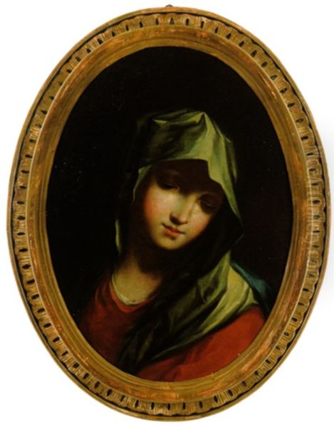 La Mater Dolorosa Oil Painting by Giovanni Battista Salvi (Il Sassoferrato)