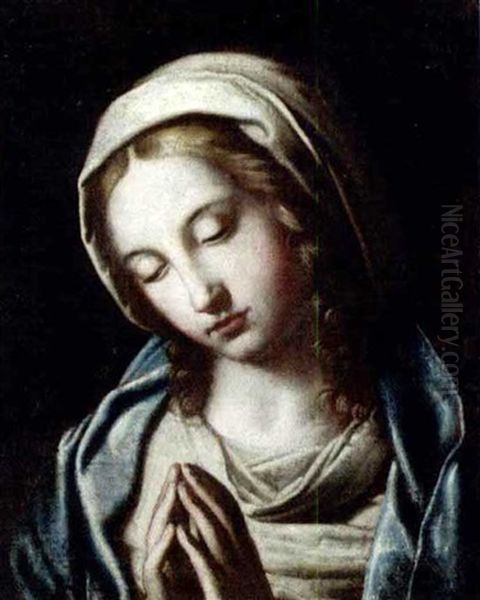 Madonna Im Gebet Oil Painting by Giovanni Battista Salvi (Il Sassoferrato)