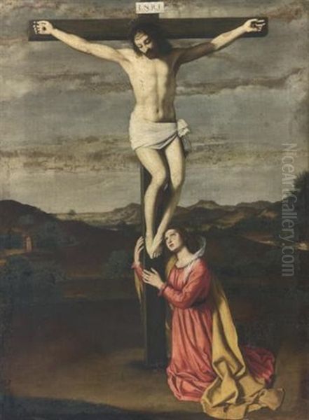 Crocifissione Oil Painting by Giovanni Battista Salvi (Il Sassoferrato)