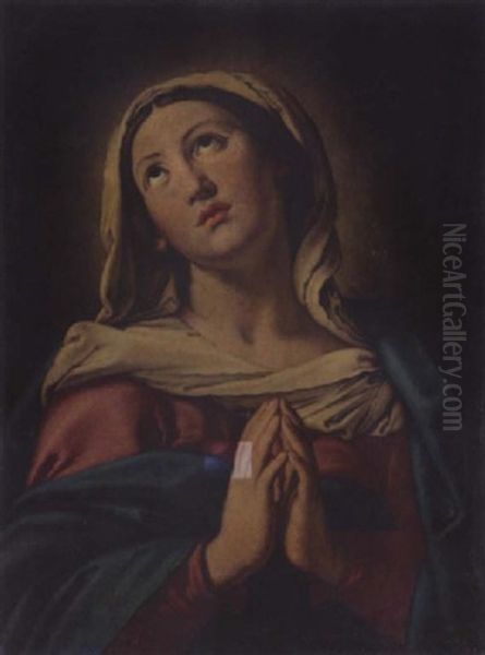 The Virgin In Prayer Oil Painting by Giovanni Battista Salvi (Il Sassoferrato)