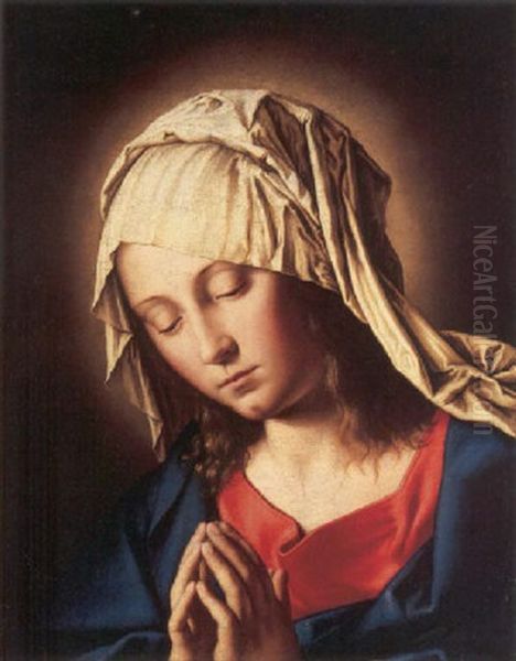 The Virgin In Prayer by Giovanni Battista Salvi (Il Sassoferrato)