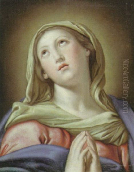 Maria Im Gebet Oil Painting by Giovanni Battista Salvi (Il Sassoferrato)