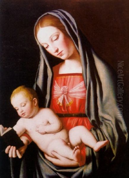 The Madonna And Child Oil Painting by Giovanni Battista Salvi (Il Sassoferrato)