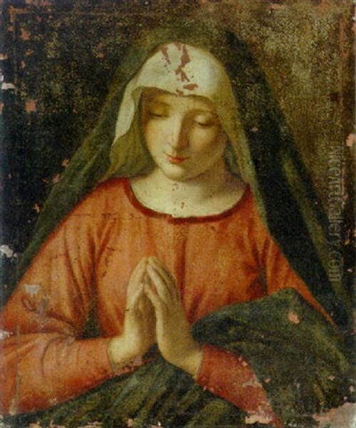 The Madonna At Prayer Oil Painting by Giovanni Battista Salvi (Il Sassoferrato)