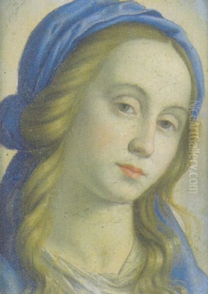 Madonna Oil Painting by Giovanni Battista Salvi (Il Sassoferrato)