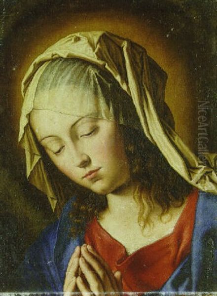 The Madonna At Prayer Oil Painting by Giovanni Battista Salvi (Il Sassoferrato)