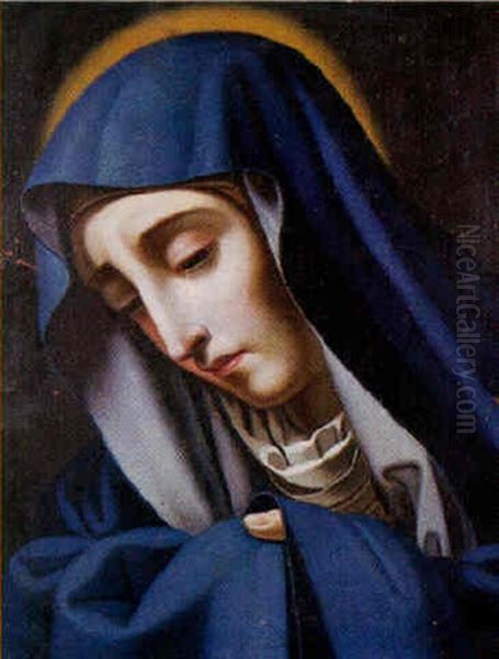 Vierge Oil Painting by Giovanni Battista Salvi (Il Sassoferrato)