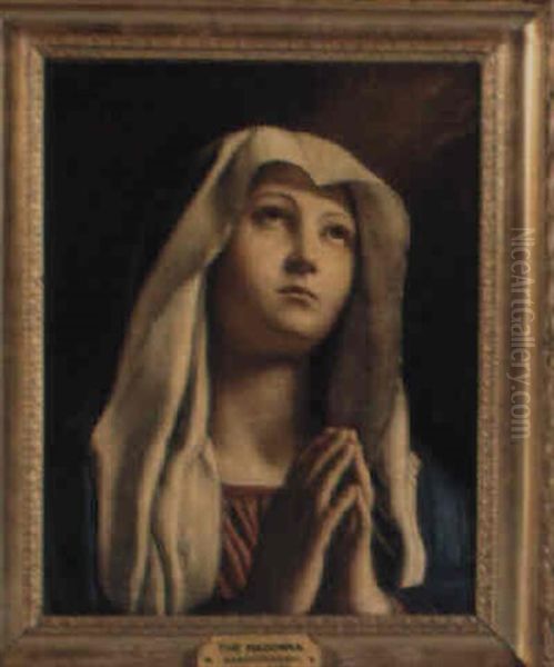 The Madonna In Prayer Oil Painting by Giovanni Battista Salvi (Il Sassoferrato)