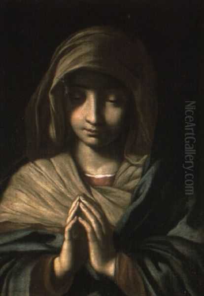 The Penitent Magdalen Oil Painting by Giovanni Battista Salvi (Il Sassoferrato)