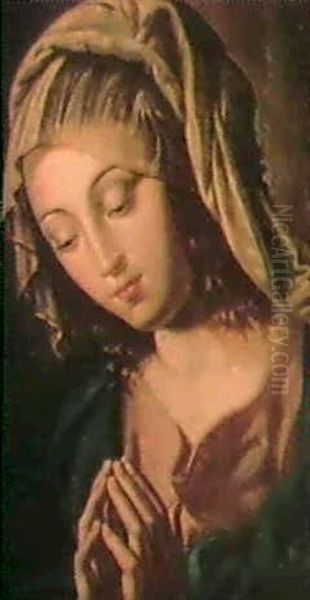 Madonna Praying Oil Painting by Giovanni Battista Salvi (Il Sassoferrato)