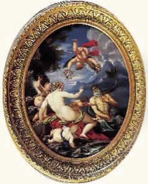 Neptune Et Amphitrite Oil Painting by Jean Boulanger