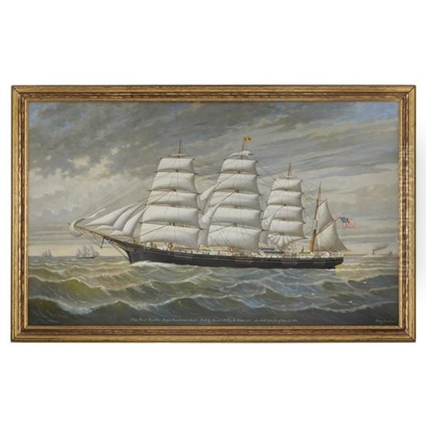 Ship Great Republic Oil Painting by Percy A. Sanborn