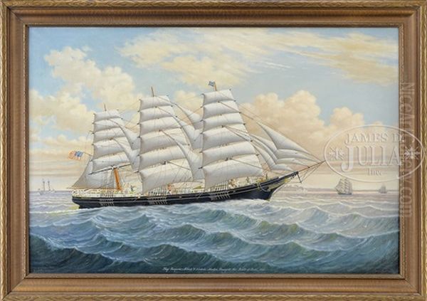 Portrait Of The Ship Iroquois Oil Painting by Percy A. Sanborn