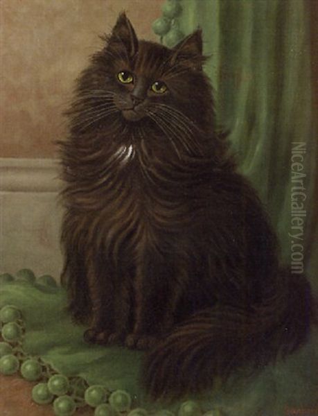 Posing For A Portrait Oil Painting by Percy A. Sanborn