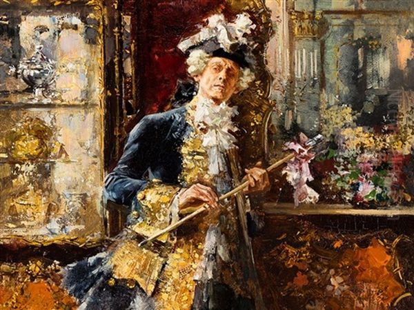 The Nobleman Oil Painting by Salvador Sanchez Barbudo