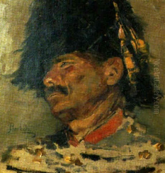 Coracero Oil Painting by Salvador Sanchez Barbudo