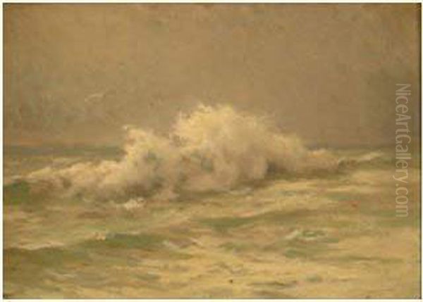 La Vague Oil Painting by Emile Boulard