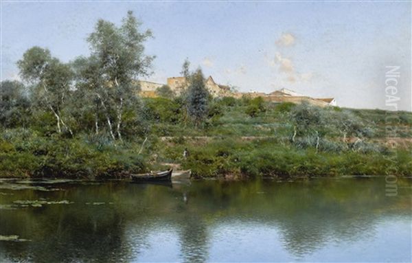 Alcala De Guadaira, Near Seville Oil Painting by Emilio Sanchez-Perrier