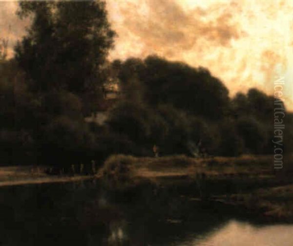 Molins Del Fraile, Guillena Oil Painting by Emilio Sanchez-Perrier