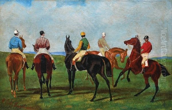 Before The Race Oil Painting by Harry G. Horsford Sandeman