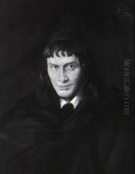 Der Schauspieler Josef Kainz Als Hamlet Oil Painting by Max Sandor