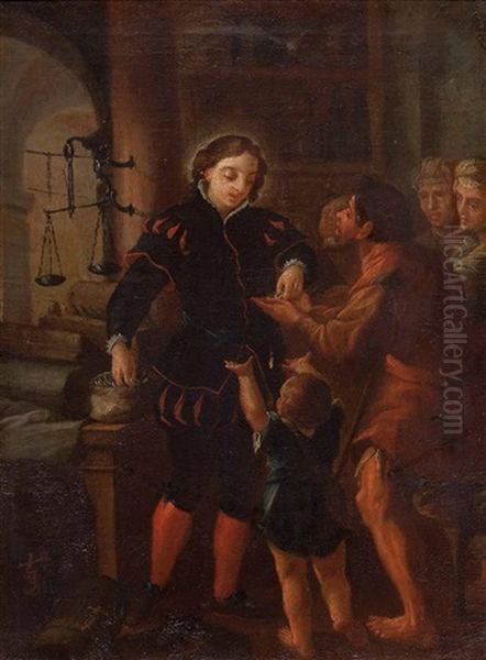 Der Spendable Edelmann Oil Painting by Joachim von Sandrart the Elder