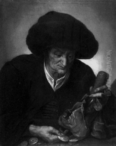 Der Alte Geldzahler Oil Painting by Joachim von Sandrart the Elder