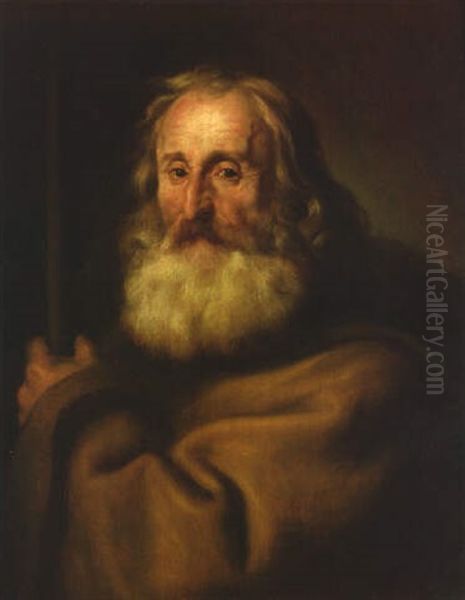 Saint Matthew Oil Painting by Joachim von Sandrart the Elder