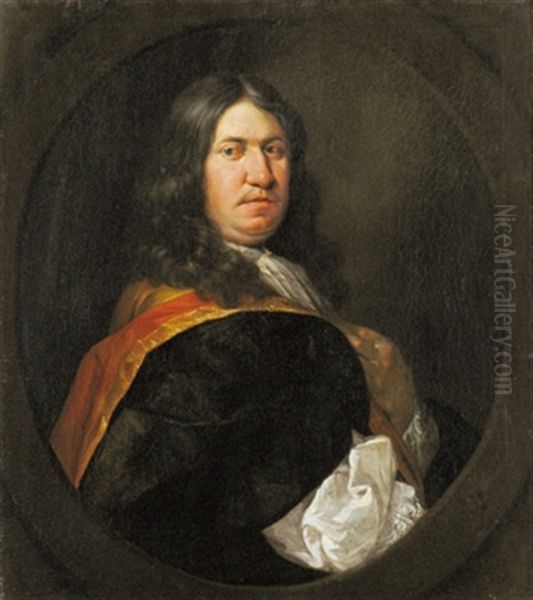 Bildnis Eines Vornehmen Herrn Oil Painting by Joachim von Sandrart the Younger