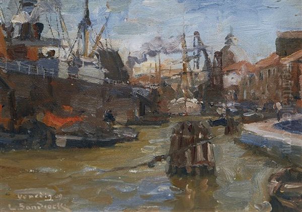 Venice Oil Painting by Leonhard Sandrock