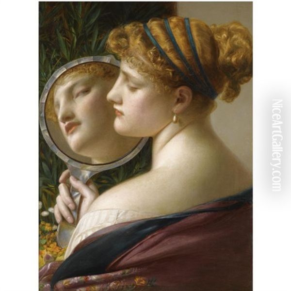 The Pearl Oil Painting by Anthony Frederick Augustus Sandys