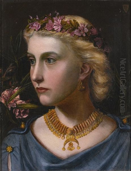 A Saxon Princess Oil Painting by Emma Sandys