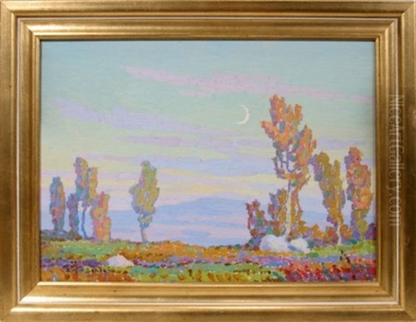 Scene Oil Painting by Birger Sandzen