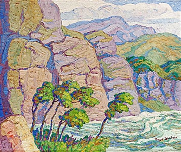 In Devils Gulch - Estes Park Oil Painting by Birger Sandzen