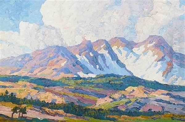 Rocky Mountain National Park, Colorado Oil Painting by Birger Sandzen