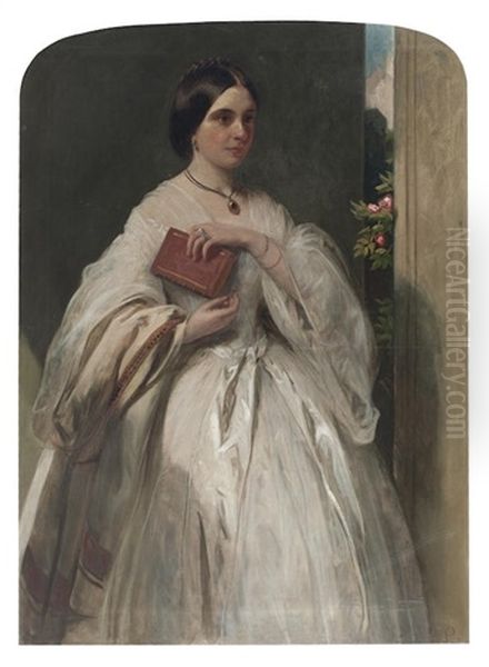 Portrait Of 17th Countess Of Rothes Oil Painting by James Sant