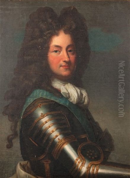 Portrait Du Regent Philippe D'orleans Oil Painting by Jean-Baptiste Santerre