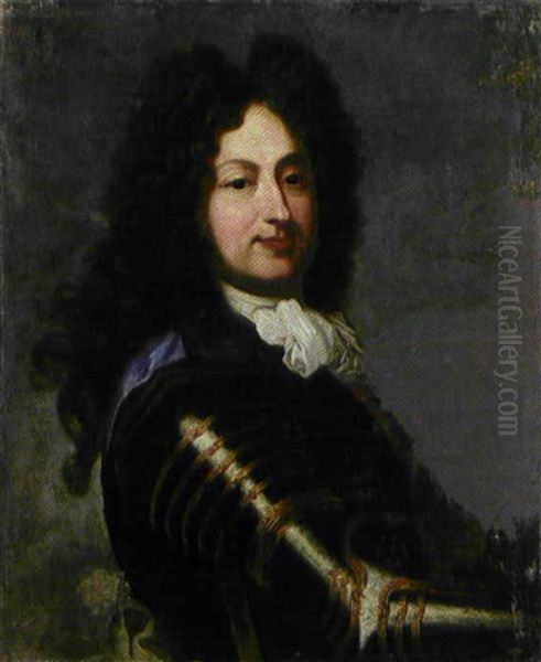 Portrait Du Regent En Buste Oil Painting by Jean-Baptiste Santerre