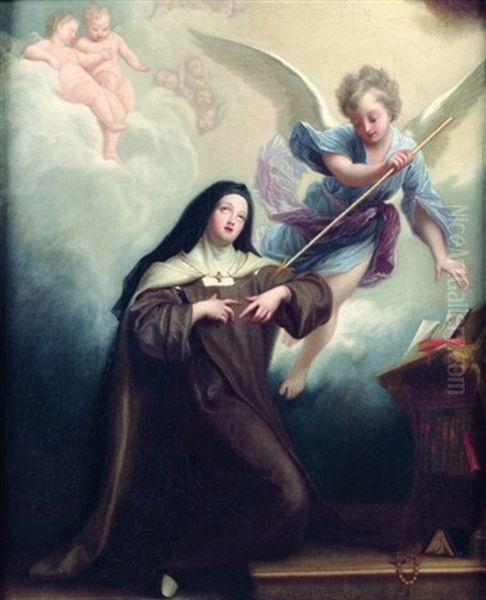 La Transverberation De Sainte Therese by Jean-Baptiste Santerre