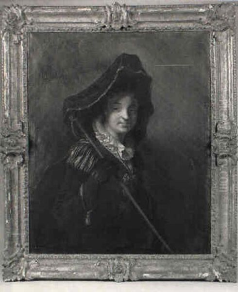 Femme En Costume De Fantaisie Oil Painting by Jean-Baptiste Santerre