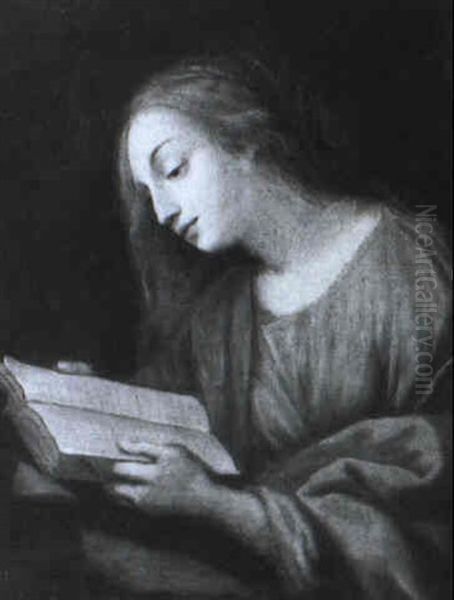 The Penitent Magdalen Oil Painting by Jean-Baptiste Santerre