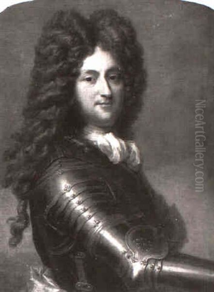 Portrait De Phillip D'orleans Oil Painting by Jean-Baptiste Santerre