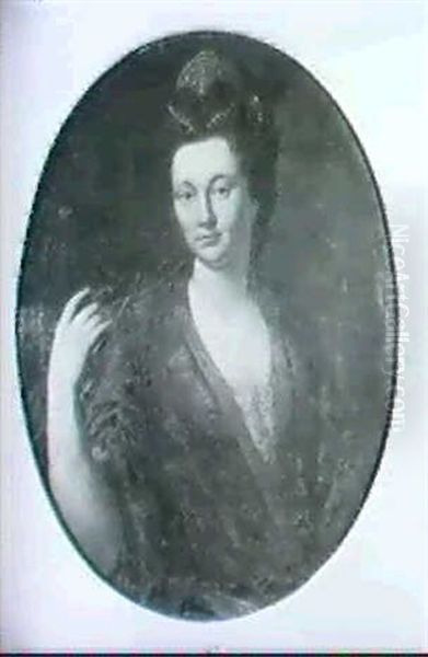 Portrait De Marie-magdeleine Prune by Jean-Baptiste Santerre